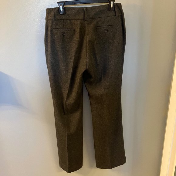 Vintage Axcess (Liz Claiborne) Dark Gray Tweed Dress Pants - Size 10 - Picture 5 of 8